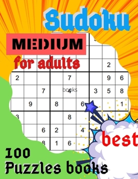 Paperback sudoku puzzle: medium sudoku puzzle books for adults: a compact & travel-friendly puzzle book: 8.5x11 in - Games, Puzzles & Trivia Ch Book