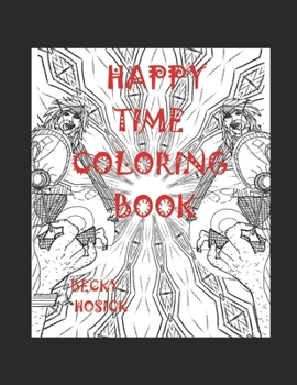 Paperback Happy Time Coloring Book