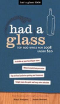 Paperback Had a Glass : Top 100 Wines for 2008 Under $20 Book