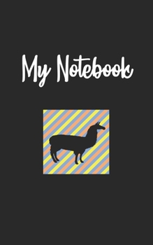 Paperback My Notebook: Alpaca Llama Retro And Vintage Style 100 Pages And Lined Book