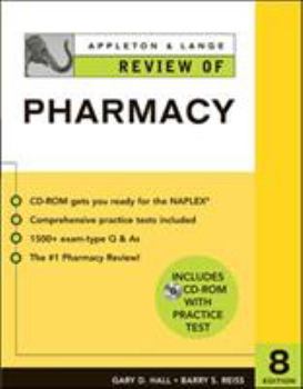 Paperback Appleton & Lange Review of Pharmacy Book