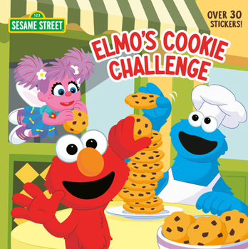 Paperback Elmo's Cookie Challenge (Sesame Street) Book