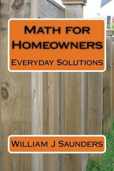 Paperback Math for Homeowners: Everyday Solutions Book