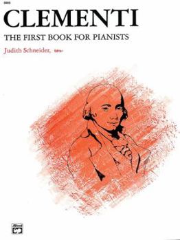 Paperback Clementi -- First Book for Pianists (Alfred Masterwork Edition) Book