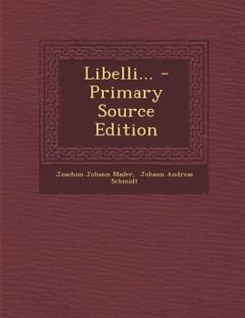 Paperback Libelli... - Primary Source Edition [Latin] Book