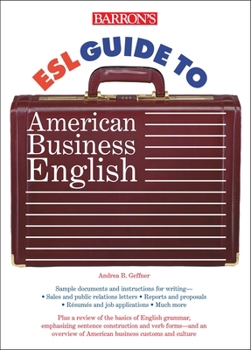 Paperback ESL Guide to American Business English Book