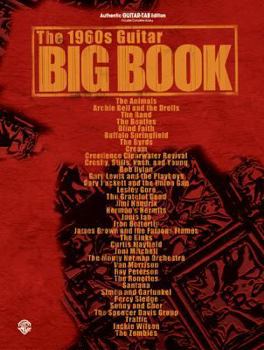 Paperback The 1960s Guitar Big Book: Authentic Guitar TAB (Guitar Big Book Series) Book