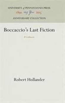 Hardcover Boccaccio's Last Fiction: Il Corbaccio Book