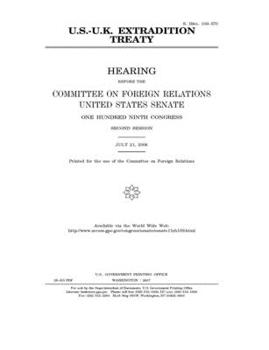 Paperback U.S.-U.K. extradition treaty Book