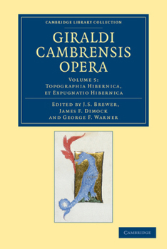 Paperback Giraldi Cambrensis Opera - Volume 5 Book