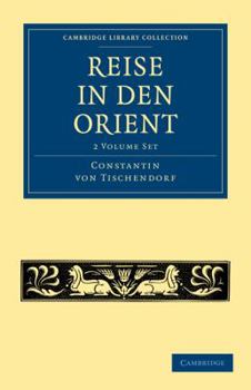 Paperback Reise in Den Orient 2 Volume Set [German] Book