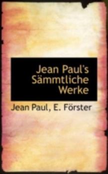 Paperback Jean Paul's S Mmtliche Werke Book