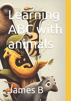 Paperback Learning ABC with animals Book