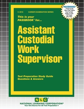 Paperback Assistant Custodial Work Supervisor Book