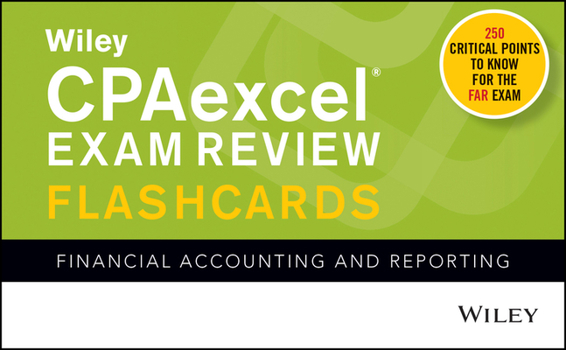 Paperback Wiley's CPA Jan 2022 Flashcards: Financial Accounting and Reporting Book