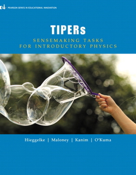 Paperback Tipers: Sensemaking Tasks for Introductory Physics Book