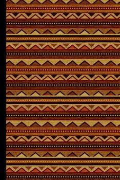 Paperback African Print Notebook: Blank Lined 6x9 African Writing Journal Book