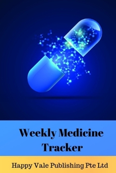 Paperback Weekly Medicine Tracker Book