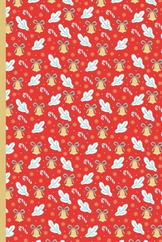 Christmas Bells and Candy Canes | Graph Paper Composition Notebook: 6x9 | 120 Graph Pages 5x5, Perfect Bound | Daily Graph | Grid notebook to Draw, ... take notes, make lists, College Mate Cover