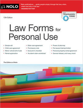 Paperback Law Forms for Personal Use Book