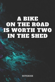 Notebook: Funny Motorbike Sport Quote / Saying Motorbike Race and Racing Planner / Organizer / Lined Notebook (6" x 9")