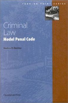 Paperback Criminal Law: Model Penal Code Book