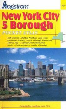 Paperback New York City 5 Borough Pocket Atlas Book