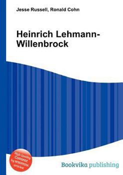 Paperback Heinrich Lehmann-Willenbrock Book