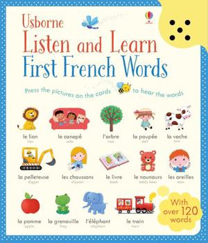 Cards Listen and Learn First Words in French Book