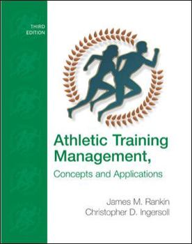 Hardcover Athletic Training Management: Concepts and Applications Book