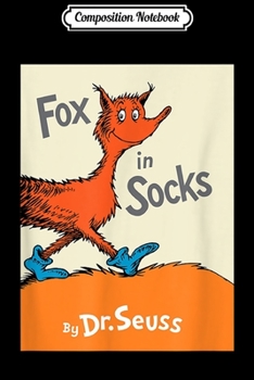 Paperback Composition Notebook: Fox in Socks Book Cover Journal/Notebook Blank Lined Ruled 6x9 100 Pages Book