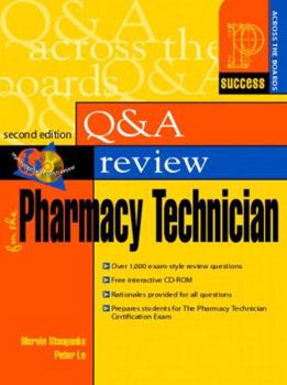 Paperback Prentice Hall Health Q&A Review for Pharmacy Technician Book