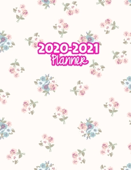 2020-2021 Planner: Two Year Calendar Organizer and Goal Journal | January 2020 - December 2021 Daily, Weekly and Monthly Planner Book with Back Sticker Expression Wall for 2 Years | Design Code 979889