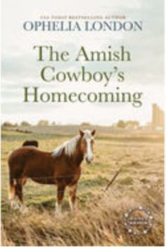 Library Binding The Amish Cowboy's Homecoming [Large Print] Book