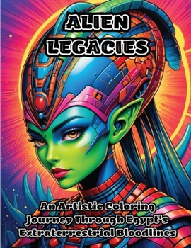 Paperback Alien Legacies: An Artistic Coloring Journey Through Egypt's Extraterrestrial Bloodlines Book