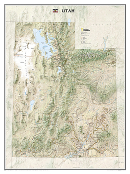 Unbound National Geographic Utah Wall Map - Laminated (30.25 X 40.5 In) Book