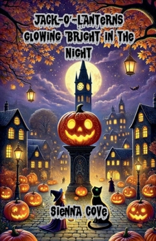 Jack-o'-Lanterns Glowing Bright in the Night (Halloween)