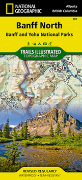 Loose Leaf Banff North Map [Banff and Yoho National Parks] Book