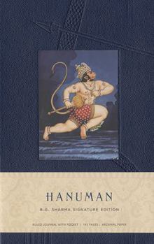 Imitation Leather Hanuman Hardcover Ruled Journal: B.G. Sharma Signature Edition Book