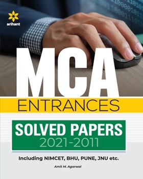 Paperback MCA Entrances Solved Papers (2021-2011) for 2022 Exam Book