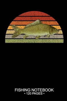 Fishing Notebook 120 Pages: 6"x 9'' Blank Paper Fishing Notebook Cool Freshwater Game Fish Saltwater Fly Fishes Journal Composition Notebook Notes Day Planner Notepad