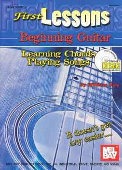 Paperback First Lessons Beginning Guitar: Learning Chords/Playng Songs [With CD] Book
