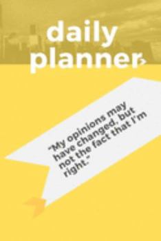 Paperback Daily Planner: Best Planner For Planning Your Day Time Management Organize Your Schedule Undated Planner Book