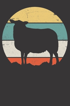 Paperback Notebook: Sheep College Ruled 6x9 120 Pages Book