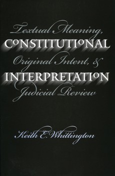 Paperback Constitutional Interpretation (PB) Book
