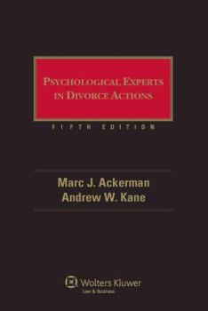 Hardcover Psychological Experts in Divorce Actions, Fifth Edition Book