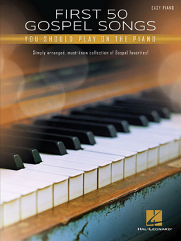 Paperback First 50 Gospel Songs You Should Play on Piano Book