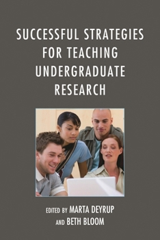 Paperback Successful Strategies for Teaching Undergraduate Research Book