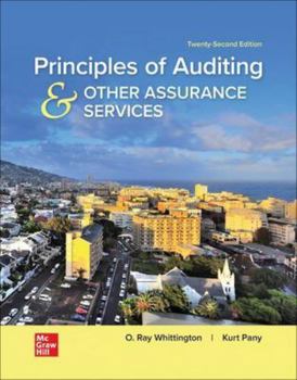 Hardcover Principles of Auditing & Other Assurance Services Book