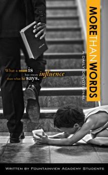 Hardcover More Than Words, A Daily Devotional Book